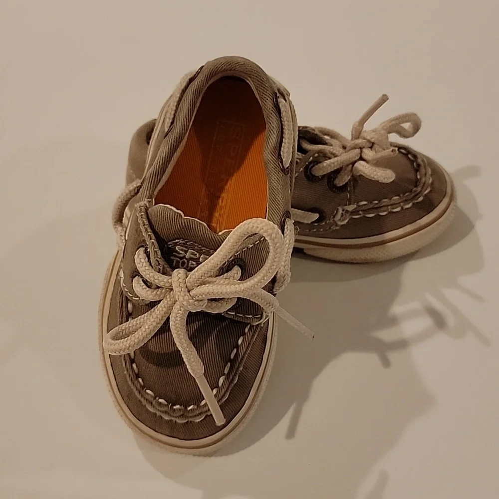 Sperry Halyward size 5 m uk 4.5 eu 21 toddler baby boat shoes deck shoe